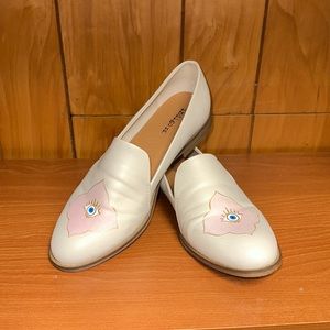 Hand-painted Evil Eye Flats